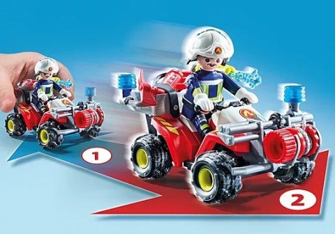Action Heroes 71825 Quad straży pożarnej w akcji Playmobil