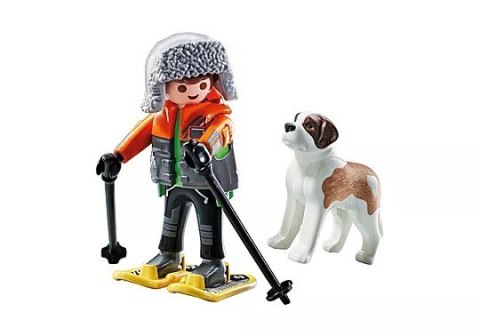 My Life 71741 Narciarz z bernardynem Playmobil