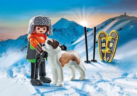 My Life 71741 Narciarz z bernardynem Playmobil