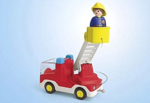 Zestaw z figurką Junior 71683 Wóz strażacki z drabiną Playmobil