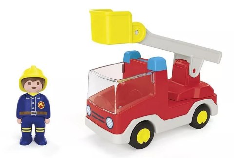 Zestaw z figurką Junior 71683 Wóz strażacki z drabiną Playmobil