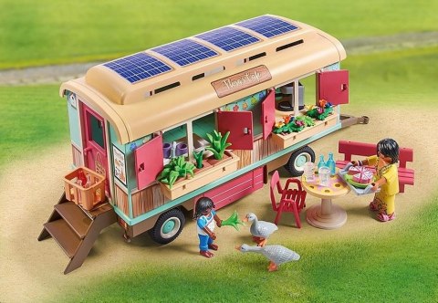 Zestaw z figurkami Country 71441 Przytulna kawiarenka w wagonie Playmobil