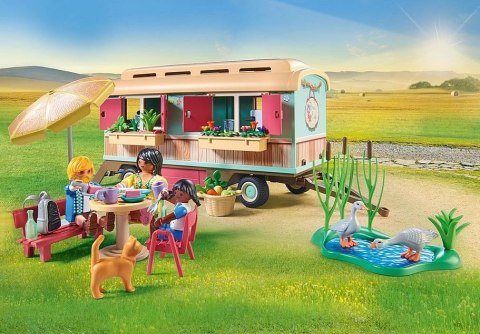 Zestaw z figurkami Country 71441 Przytulna kawiarenka w wagonie Playmobil