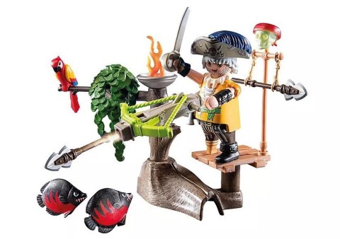 Zestaw z figurkami Pirates 71795 Pirat z balistą Playmobil