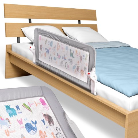 Barierka osłona ochronna do łóżka otwierana 90cm zwierzęta Kik Sp. z o. o. Sp. k.