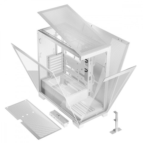 Obudowa komputerowa Volcano Space MIDI bez wentylatorów Biała MODECOM