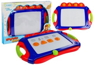 Tablica Magnetyczna Znikopis Granatowy Stempelki Pieczątki LEAN Toys