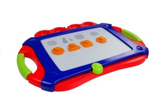 Tablica Magnetyczna Znikopis Granatowy Stempelki Pieczątki LEAN Toys