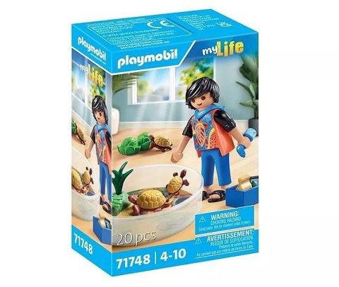 Zestaw z figurkami My Life 71748 Terrarium z żółwiami Playmobil