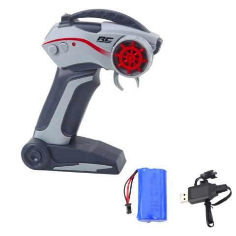 Duży Lotniskowiec Zdalnie Sterowany RC Światła 30 km/h 1:438 LEAN Toys