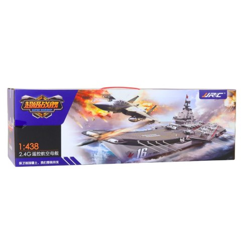 Duży Lotniskowiec Zdalnie Sterowany RC Światła 30 km/h 1:438 LEAN Toys