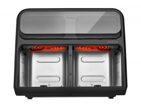 Frytownica beztłuszczowa dwukomorowa AFM 7020 Amica