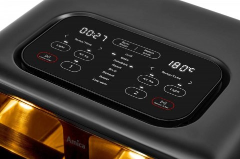 Frytownica beztłuszczowa dwukomorowa AFM 7020 Amica