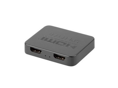Splitter video HDMI- 2x HDMI 4K + port USB-C czarny Lanberg