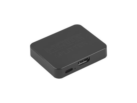 Splitter video HDMI- 2x HDMI 4K + port USB-C czarny Lanberg