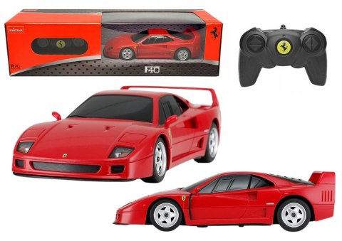 Auto Sportowe RC 1:24 Zdalnie Sterowane Ferrari F40 Czerwone Rastar