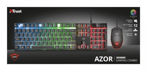 Klawiatura i mysz GXT 838 Azor Gaming Combo Trust