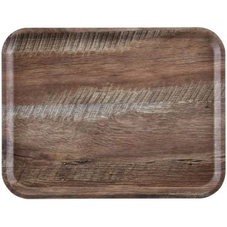 Taca kelnerska do serwowania CAMBRO Capri 37x53cm - ciemny dąb CAMBRO