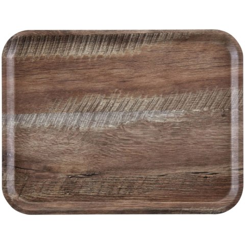Taca kelnerska do serwowania CAMBRO Capri 37x53cm - ciemny dąb CAMBRO