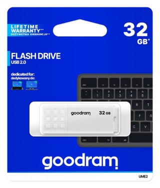 Pendrive UME2 32GB USB 2.0 Biały GOODRAM