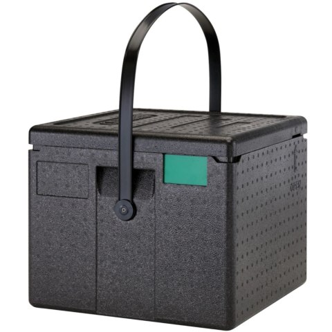 Pojemnik termoizolacyjny na 6 kartonów pizzy ładowany od góry z rączką CAM GOBOX 410 x 410 x 339 mm CAMBRO