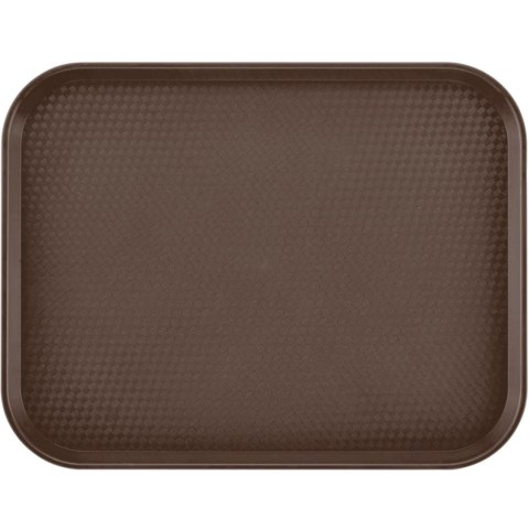 Taca antypoślizgowa do serwowania z polipropylenu 355 x 457 mm - brązowa CAMBRO