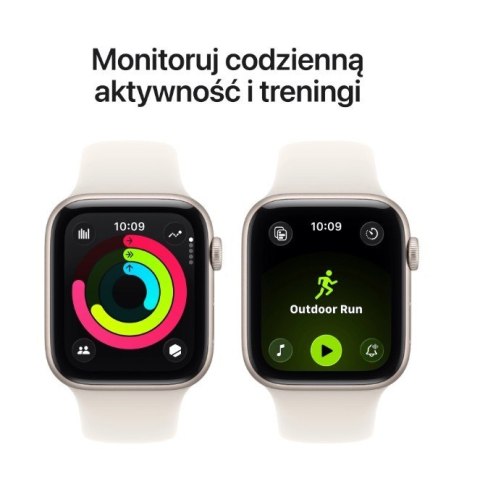 Watch SE 3 GPS+Cellular koperta 40 mm z aluminium w kolorze księżycowej poświaty, pasek sportowy w kolorze księżycowej poświaty  Apple