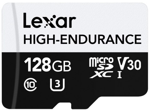 Karta microSD High Endurance 128GB C10 A1 U1 V30 100/45MB/s Lexar
