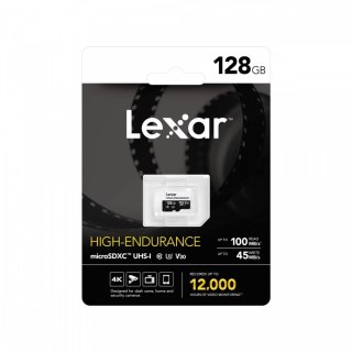Karta microSD High Endurance 128GB C10 A1 U1 V30 100/45MB/s Lexar