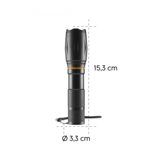 Latarka led 2w1 200lm 100m 3 tryby zoom Hama