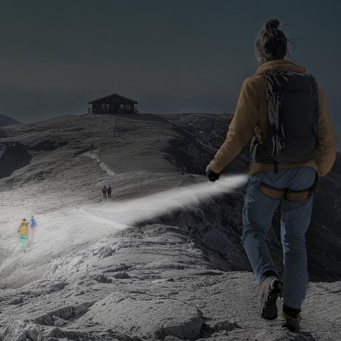 Latarka turystyczna led flx300 300lm 150m Hama