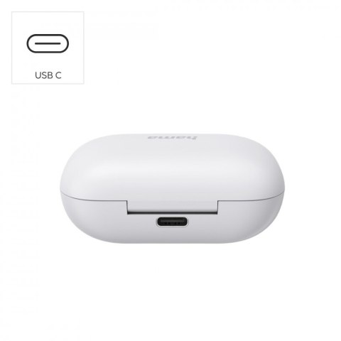 Słuchawki dokanałowe spirit chop II białe Hama