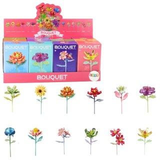 Klocki Konstrukcyjne Pojedynczy Kwiat Dekoracyjny 71-106 el. LEAN Toys
