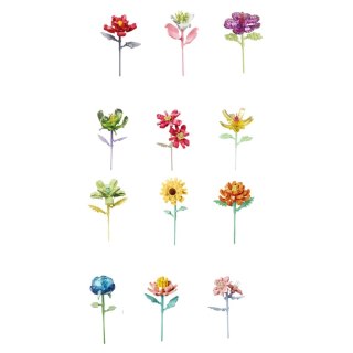 Klocki Konstrukcyjne Pojedynczy Kwiat Dekoracyjny 71-106 el. LEAN Toys