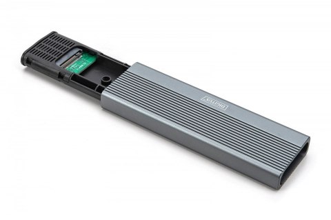 Obudowa USB 3.1 Typ C na dysk SSD M.2 NVMe 10 Gbps aluminiowa, beznarzędziowa Digitus