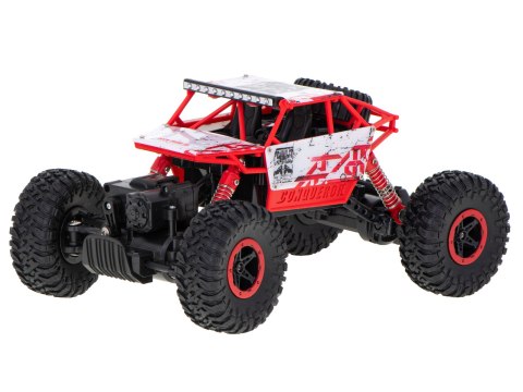 Samochód zdalnie sterowany na pilota RC Rock Crawler HB 2,4GHz 1:18 czerwony Kik Sp. z o. o. Sp. k.