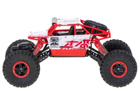 Samochód zdalnie sterowany na pilota RC Rock Crawler HB 2,4GHz 1:18 czerwony Kik Sp. z o. o. Sp. k.