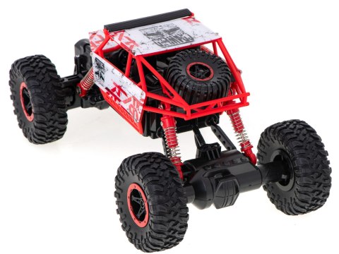 Samochód zdalnie sterowany na pilota RC Rock Crawler HB 2,4GHz 1:18 czerwony Kik Sp. z o. o. Sp. k.