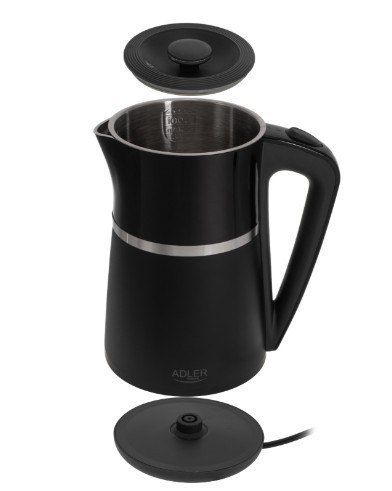 Czajnik 1.7l czarny AD 1355b Adler