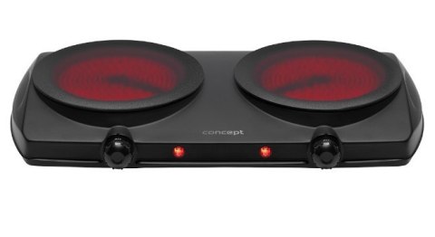 Kuchenka elektryczna dwupalnikowa czarna VE3060 Concept