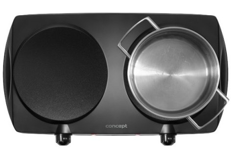 Kuchenka elektryczna dwupalnikowa czarna VE3060 Concept