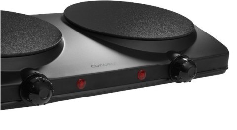 Kuchenka elektryczna dwupalnikowa czarna VE3060 Concept