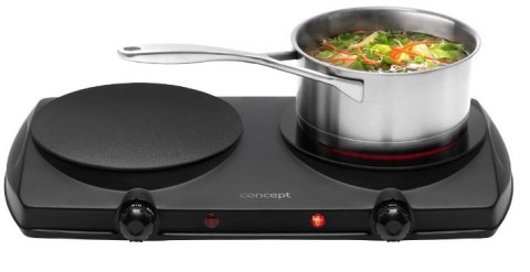 Kuchenka elektryczna dwupalnikowa czarna VE3060 Concept
