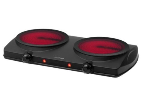 Kuchenka elektryczna dwupalnikowa czarna VE3060 Concept