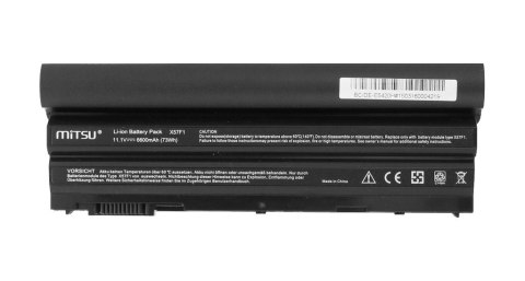 Bateria do Dell Latitude E6420 6600 mAh (73 Wh) 10.8 - 11.1 Volt Mitsu