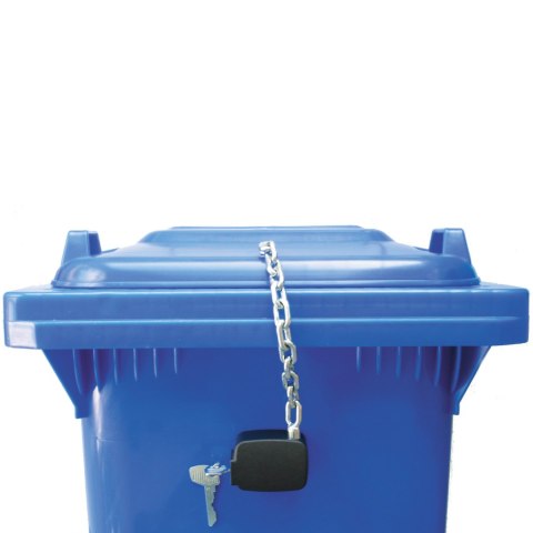 Zamek łańcuszkowy zamknięcie do kubła kontenera na śmieci 80L - 1100L GSG24
