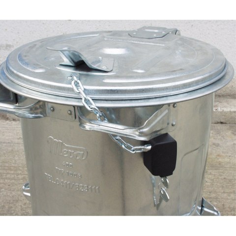 Zamek łańcuszkowy zamknięcie do kubła kontenera na śmieci 80L - 1100L GSG24
