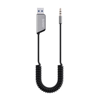 Adapter transmiter AUX z bluetooth 5.3, funkcja zestawu głośnomówiącego, TR-16 Savio