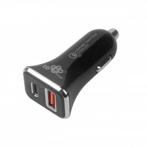 Ładowarka samochodowa uniwersalna USB A+C QC TB
