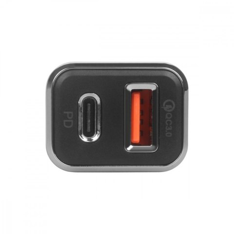 Ładowarka samochodowa uniwersalna USB A+C QC TB
